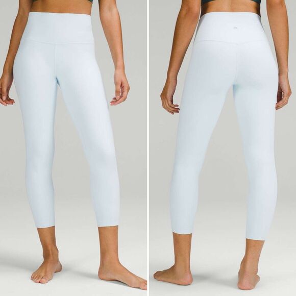 Lululemon Align High-Rise Pant 25" in Powder Blue  Size 4 - Picture 1 of 7